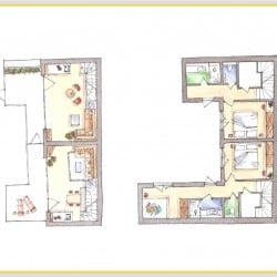 Apartment Gartenhaus2 Norderney MeerblickD21 Aparttime Floor Plan